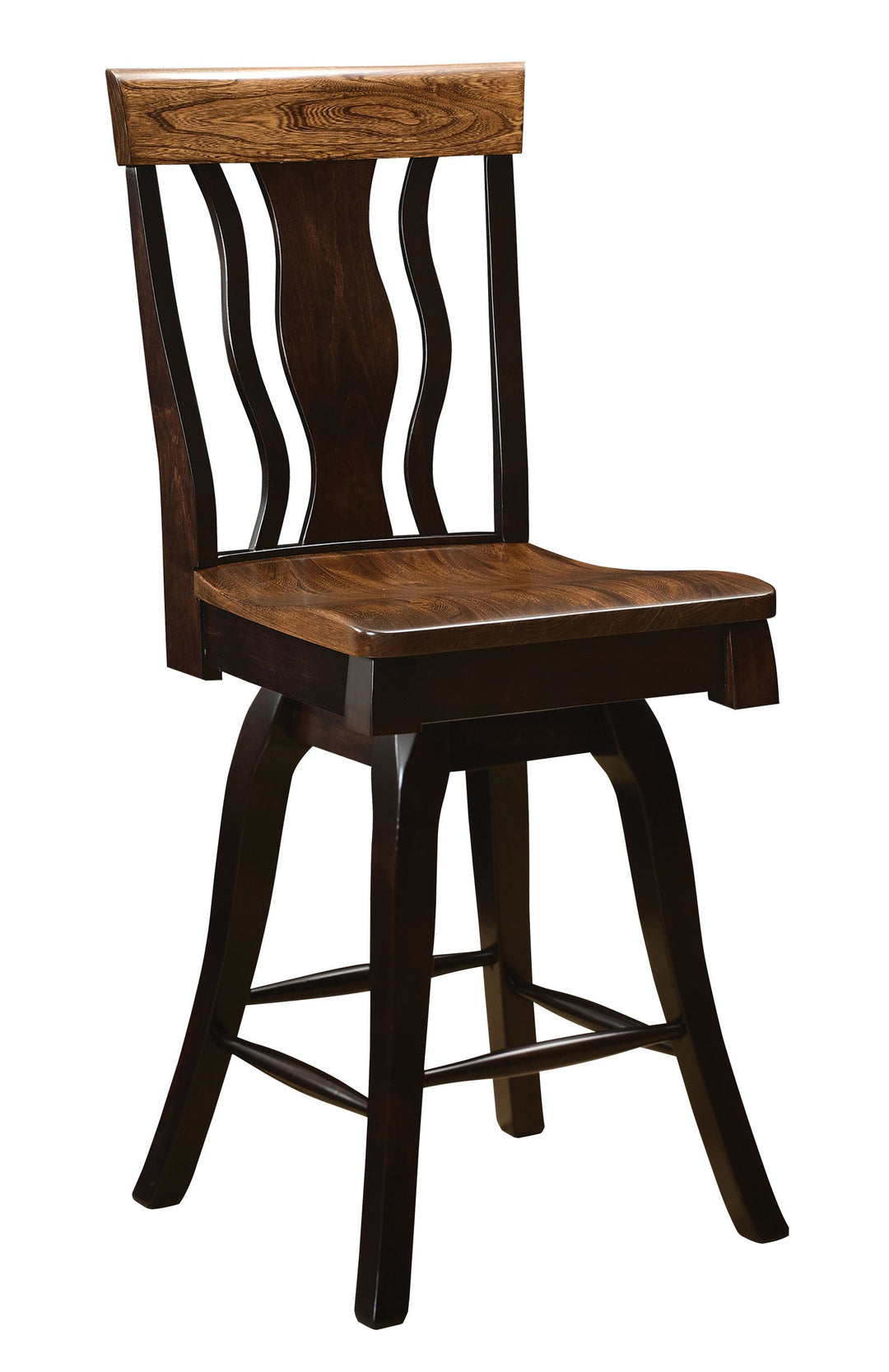 QW Amish Liberty Swivel Bar Chair
