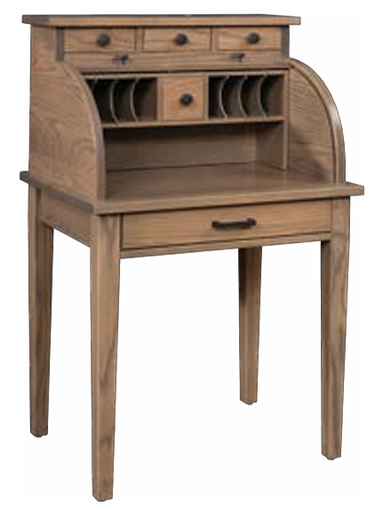 QW Amish Shaker 28" Roll-Top Desk