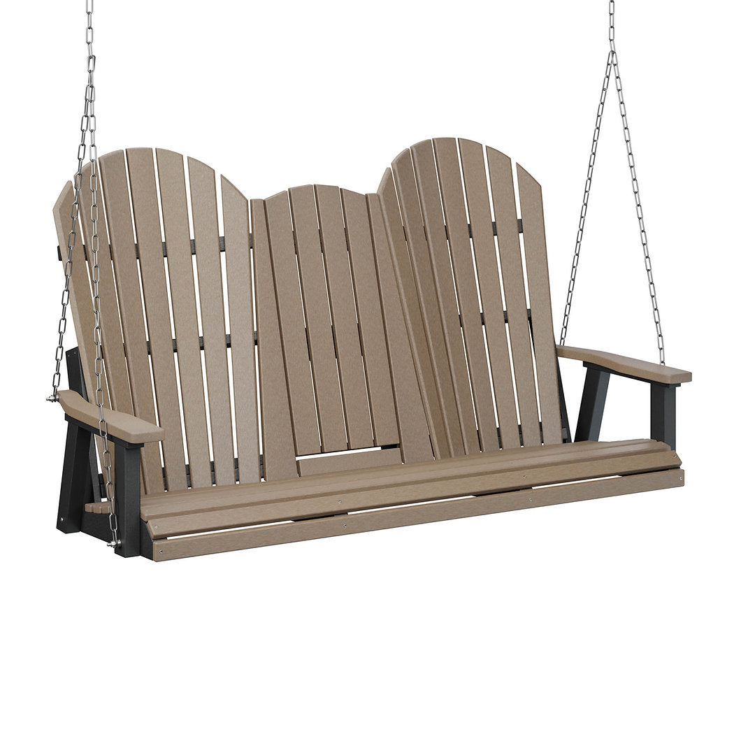 Berlin Gardens Comfo Back Three Seat Swing with Console