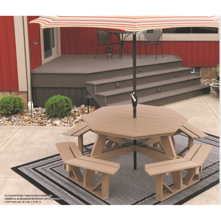 Berlin Gardens Octagon Picnic Table
