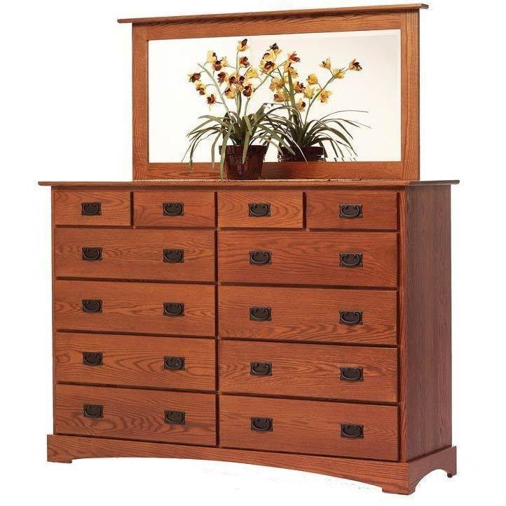 Millcraft Old English 66" High Dresser w/ Optional Mirror Quality Woods Furniture Millcraft Old English 66" High Dresser w/ Optional Mirror Quality Woods Furniture