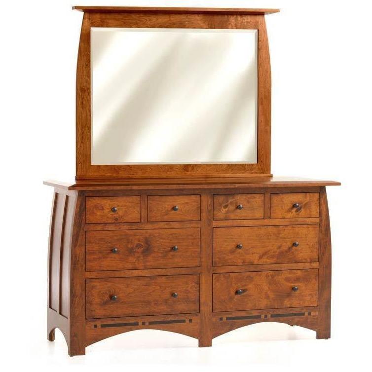 Millcraft Vineyard Low Dresser w/ Mirror – Quality Woods Furniture Millcraft Vineyard Low Dresser w/ Mirror – Quality Woods Furniture