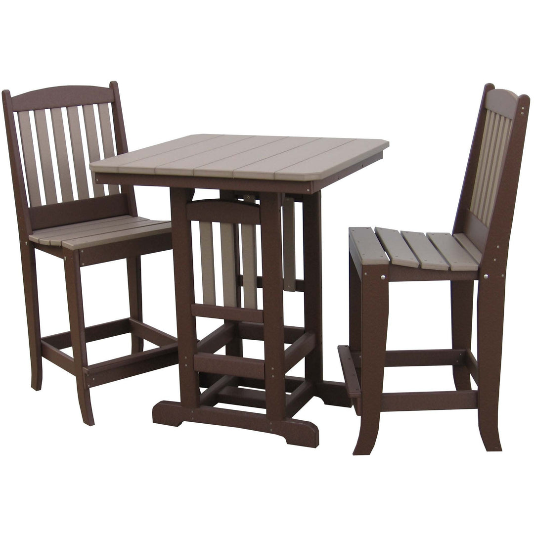 QW Amish Garden Mission 3pc Bar Set