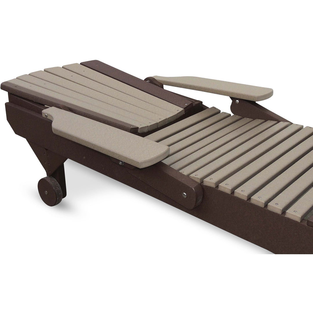 QW Amish Adirondack Chaise Lounge