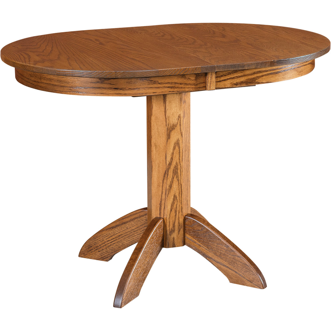 QW Amish Advance Single Pedestal Table