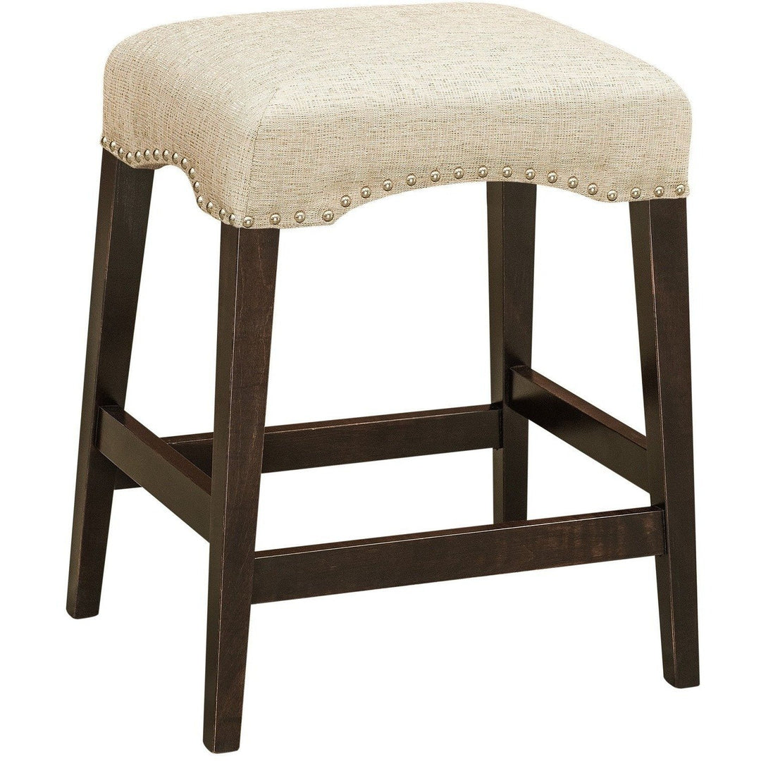 QW Amish Allerton Stool with Padded Seat