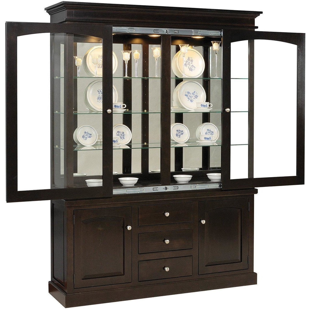 QW Amish Anabel Sliding Door Hutch