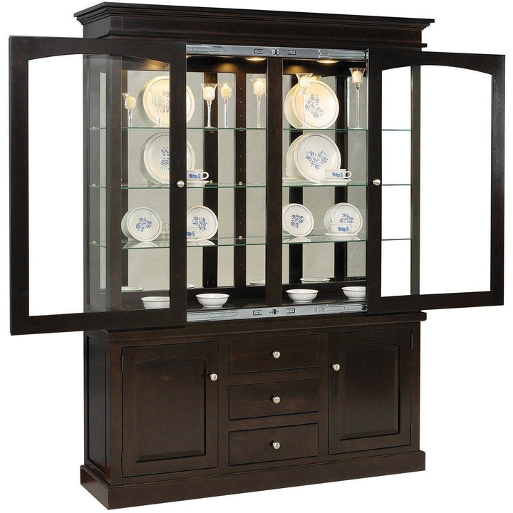 QW Amish Anabel Sliding Door Hutch
