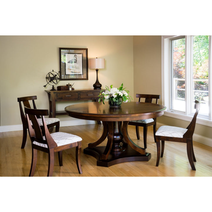 QW Amish Arabel Round Pedestal Table