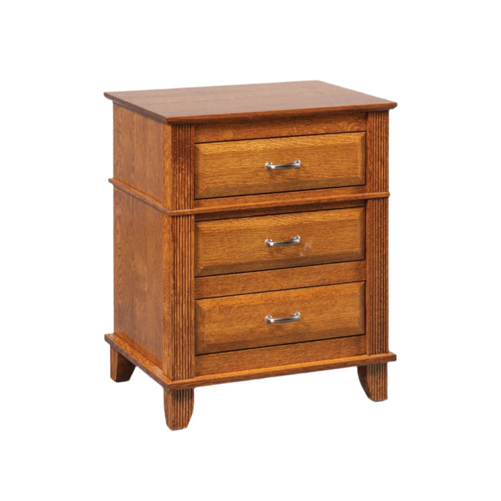 QW Amish Arlington 3 Drawer Nightstand