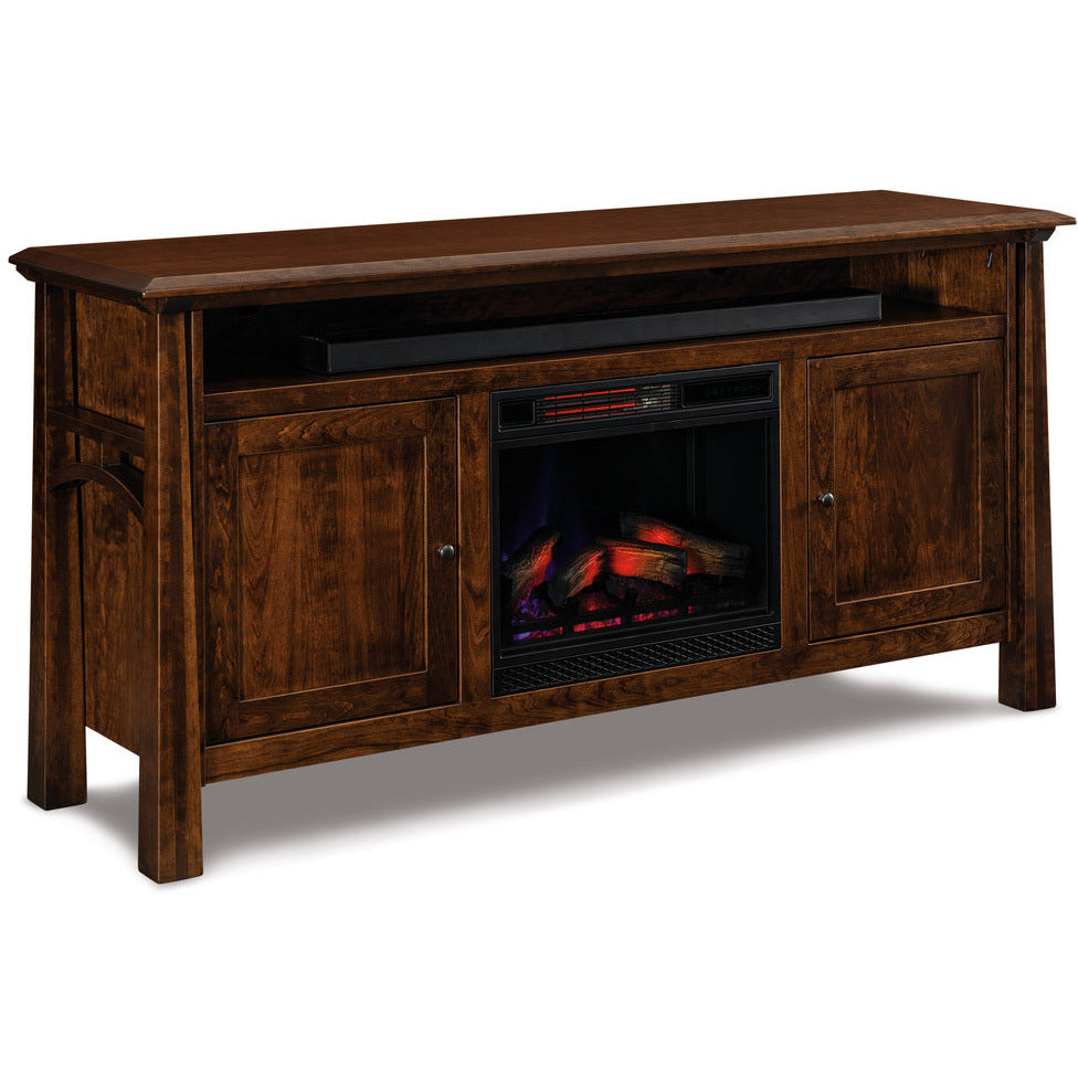 QW Amish Artesa 72" Fireplace Console