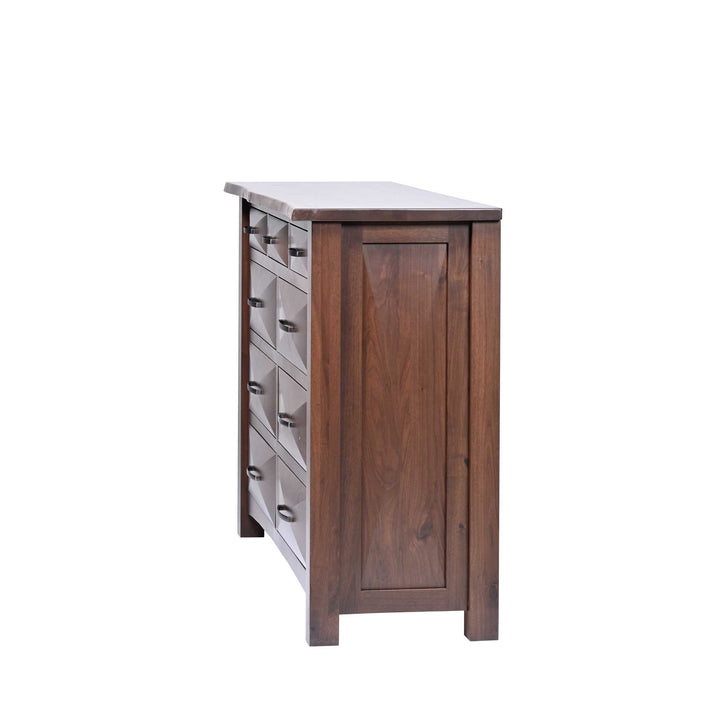 QW Amish Atley Live Edge Dresser w/ Optional Mirror