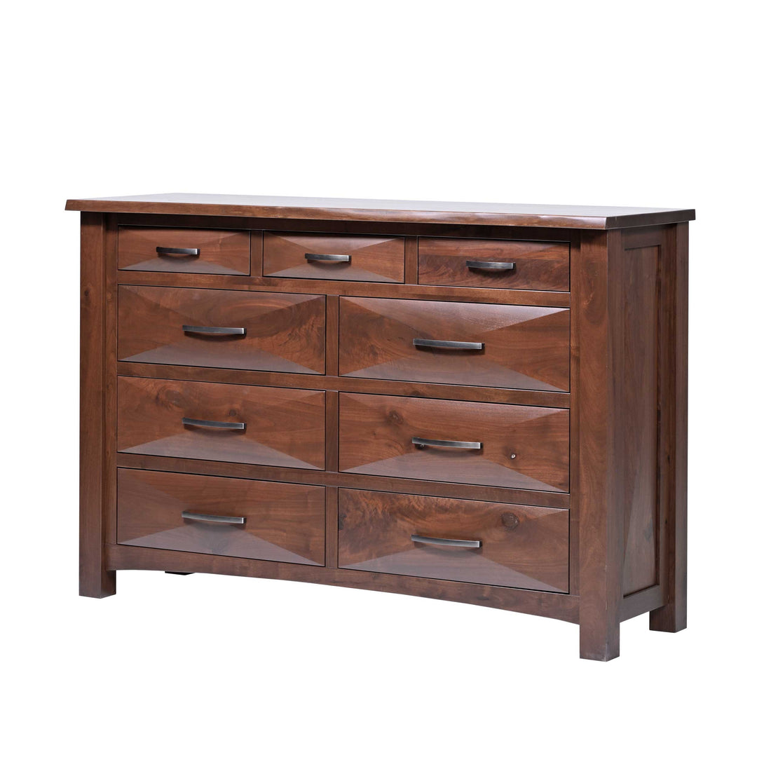 QW Amish Atley Live Edge Dresser w/ Optional Mirror