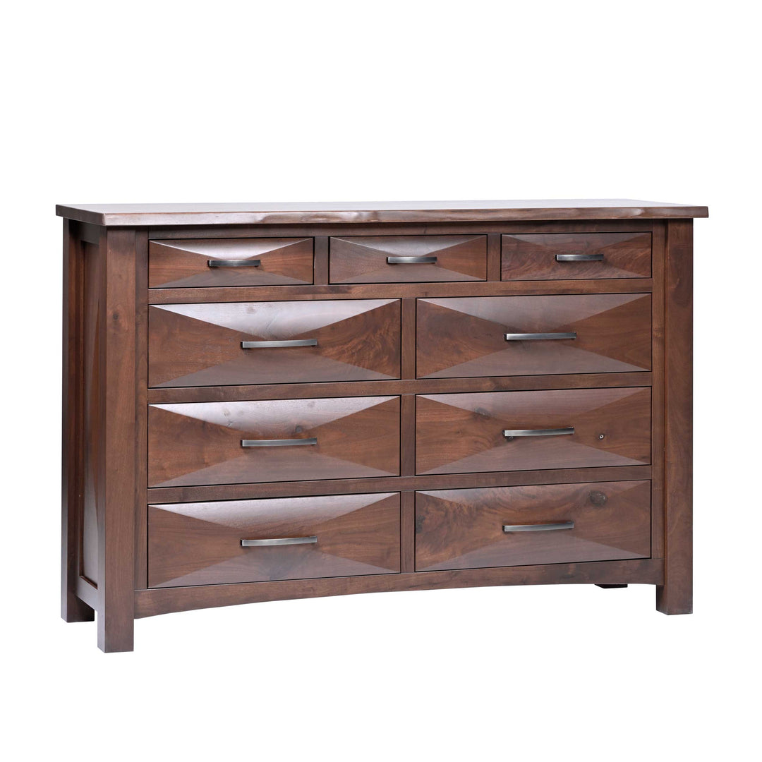 QW Amish Atley Live Edge Dresser w/ Optional Mirror