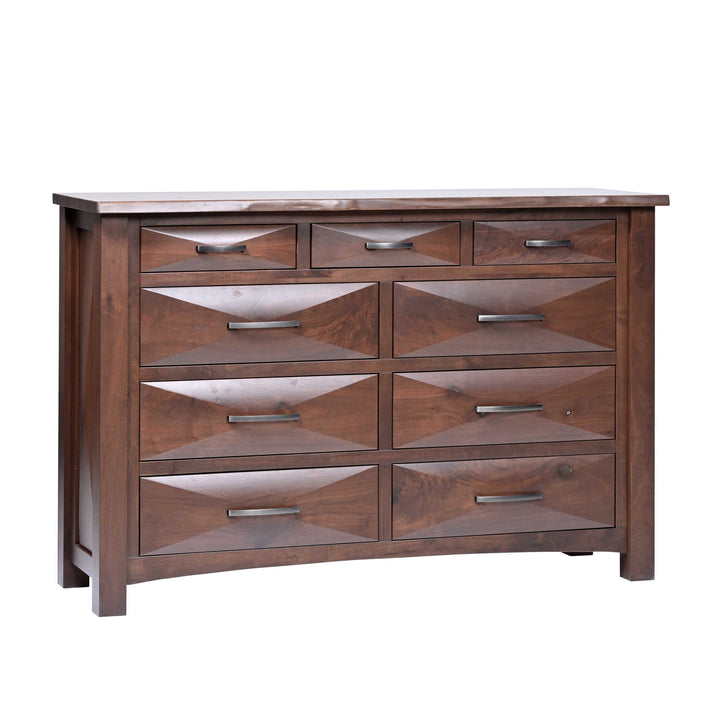 QW Amish Atley Live Edge Dresser w/ Optional Mirror
