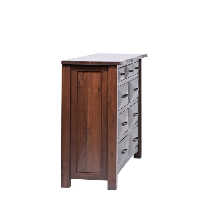 QW Amish Atley Live Edge Dresser w/ Optional Mirror