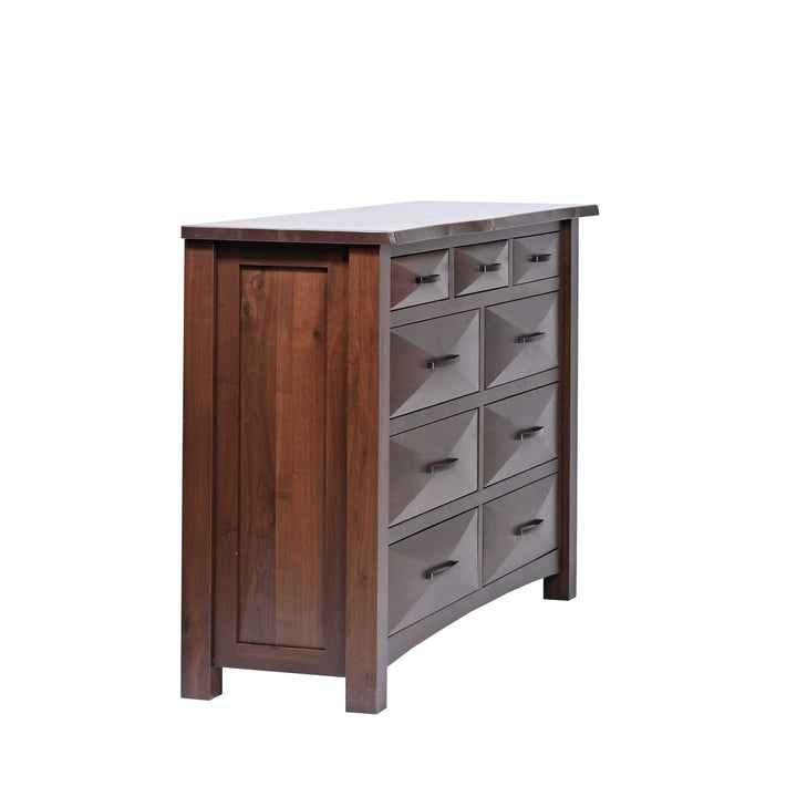 QW Amish Atley Live Edge Dresser w/ Optional Mirror
