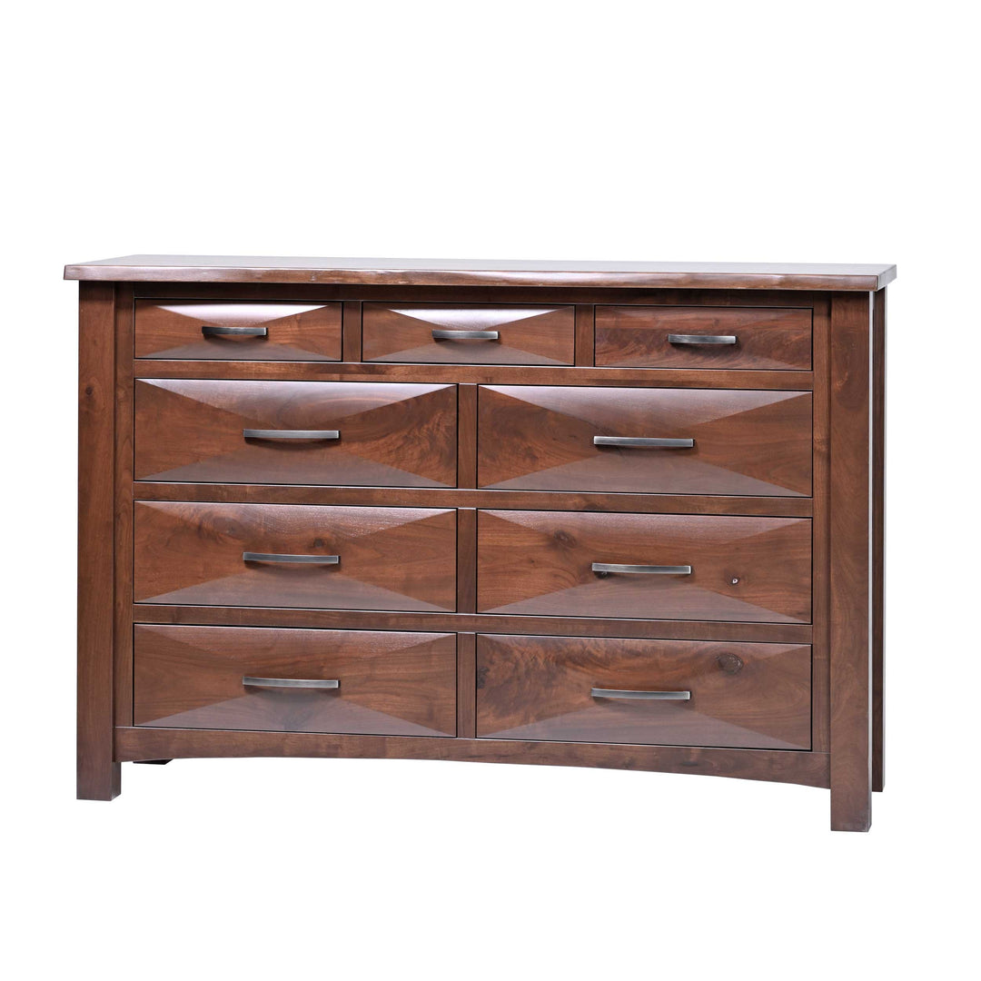 QW Amish Atley Live Edge Dresser w/ Optional Mirror