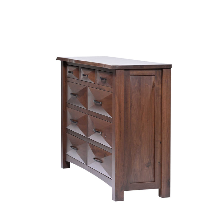 QW Amish Atley Live Edge Dresser w/ Optional Mirror