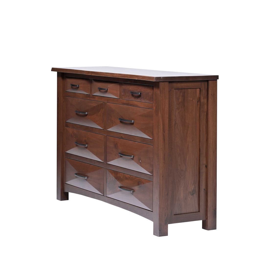 QW Amish Atley Live Edge Dresser w/ Optional Mirror