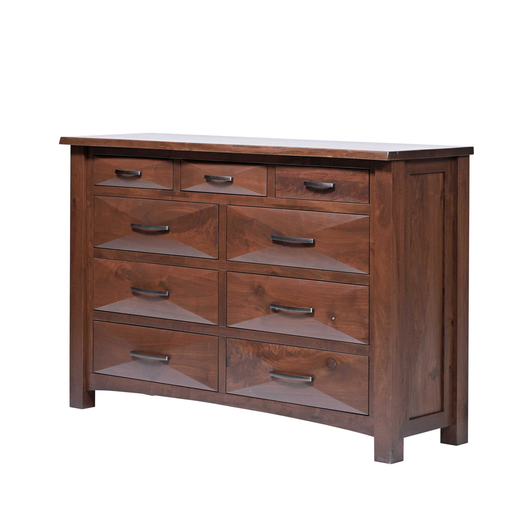 QW Amish Atley Live Edge Dresser w/ Optional Mirror
