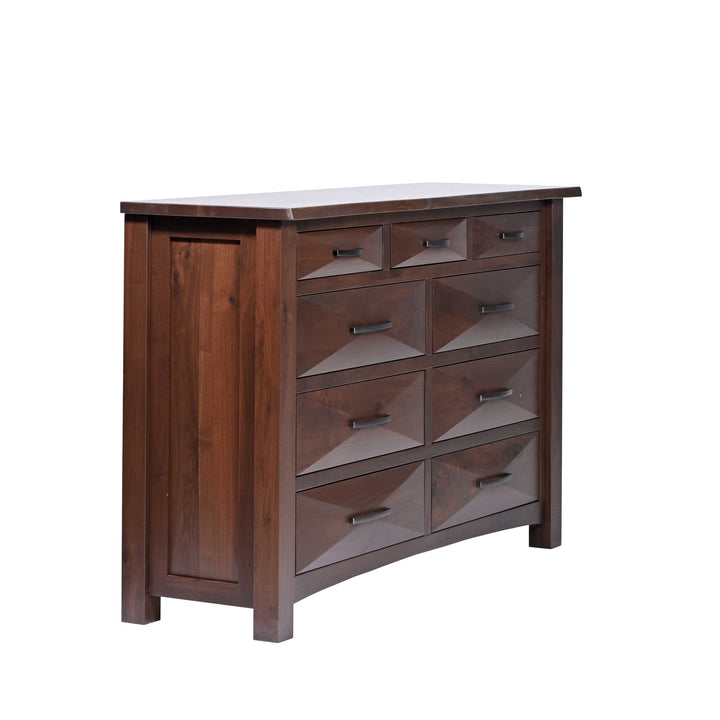 QW Amish Atley Live Edge Dresser w/ Optional Mirror