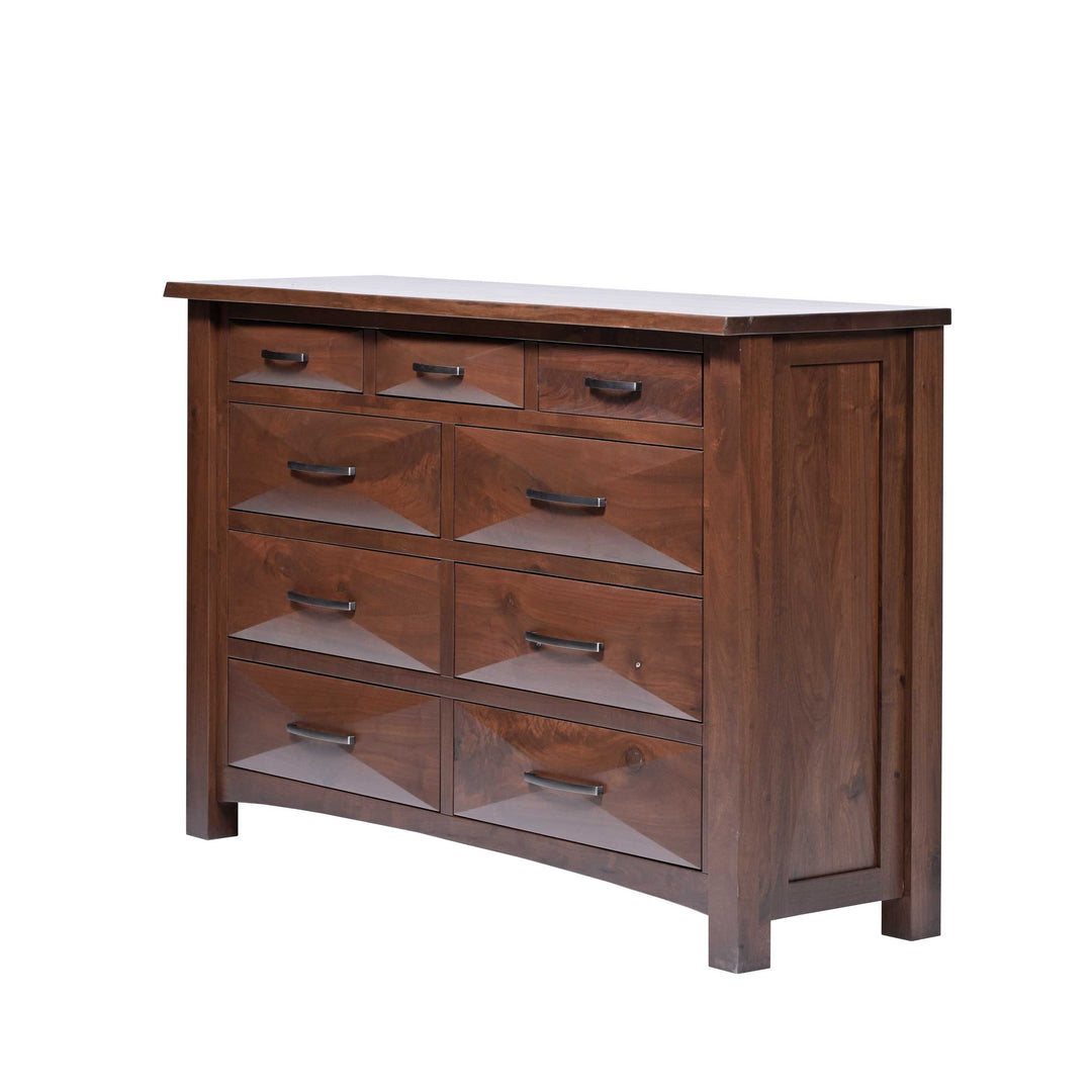 QW Amish Atley Live Edge Dresser w/ Optional Mirror