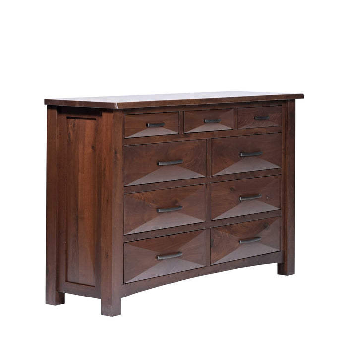 QW Amish Atley Live Edge Dresser w/ Optional Mirror