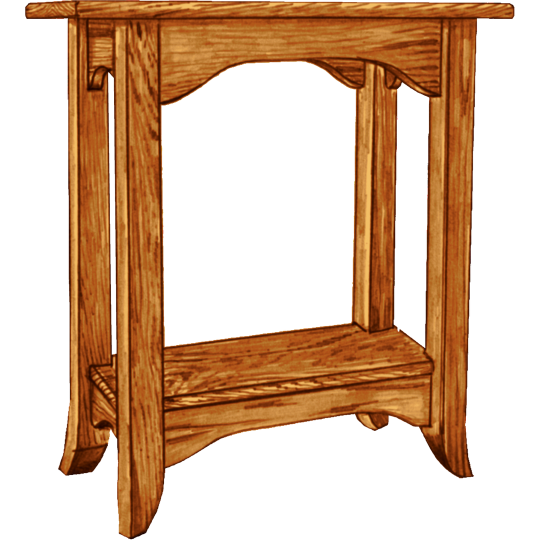 QW Amish Austin Small End Table