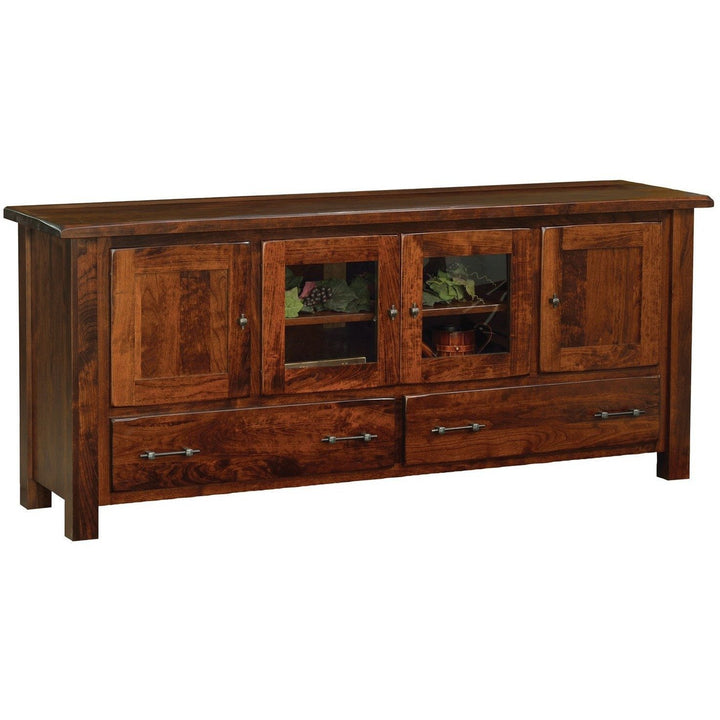 QW Amish Barn Floor 70" TV Stand - 30"H