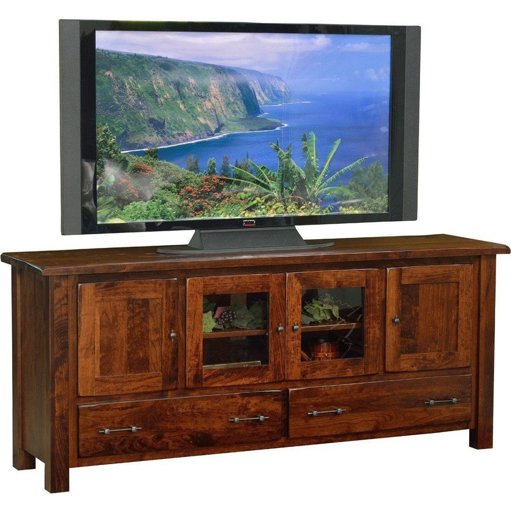 QW Amish Barn Floor 70" TV Stand - 30"H