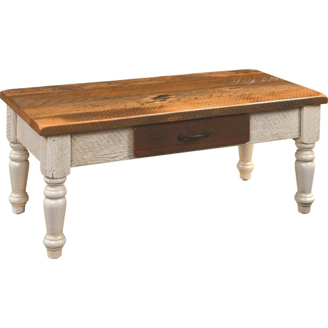 QW Amish Belmont Reclaimed Barnwood Coffee Table MCKD-BCT-712