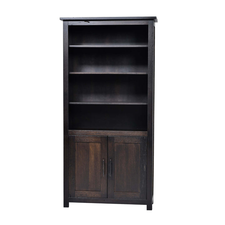 QW Amish Bozeman Reclaimed Bookcase w/ Doors - 36x72 HPSW-1413-2DR