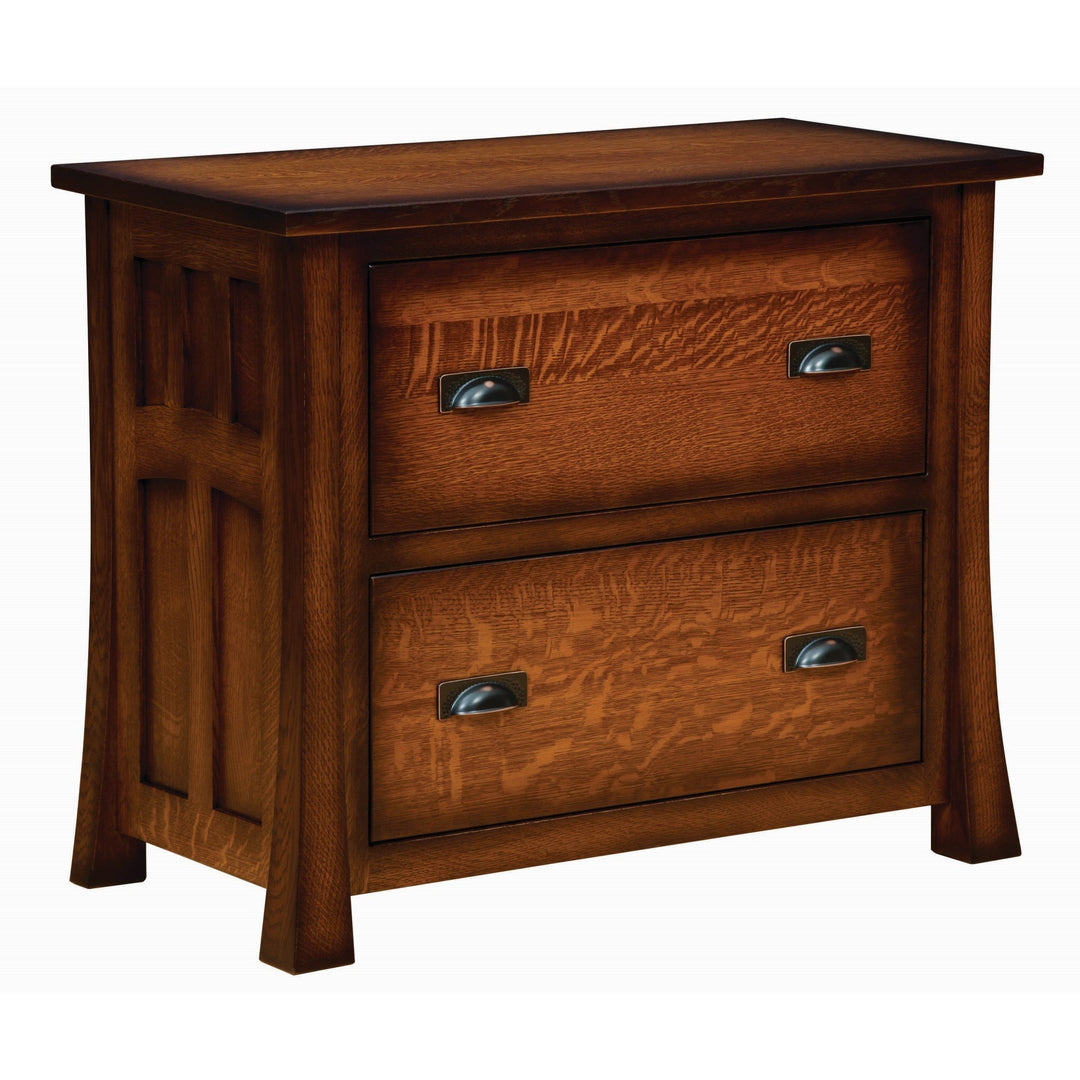 QW Amish Bridgefort 2 Drawer Lateral File