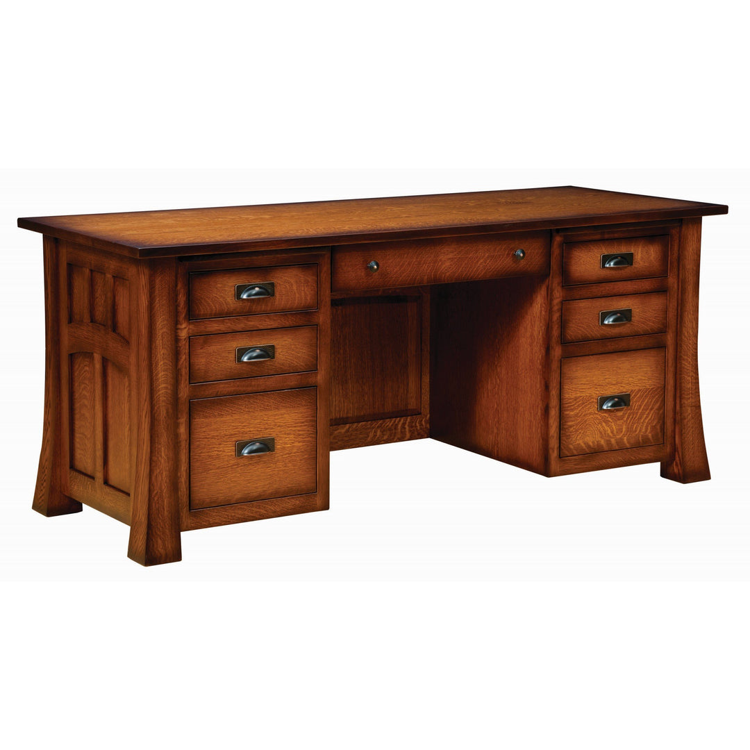 QW Amish Bridgefort Executive Desk