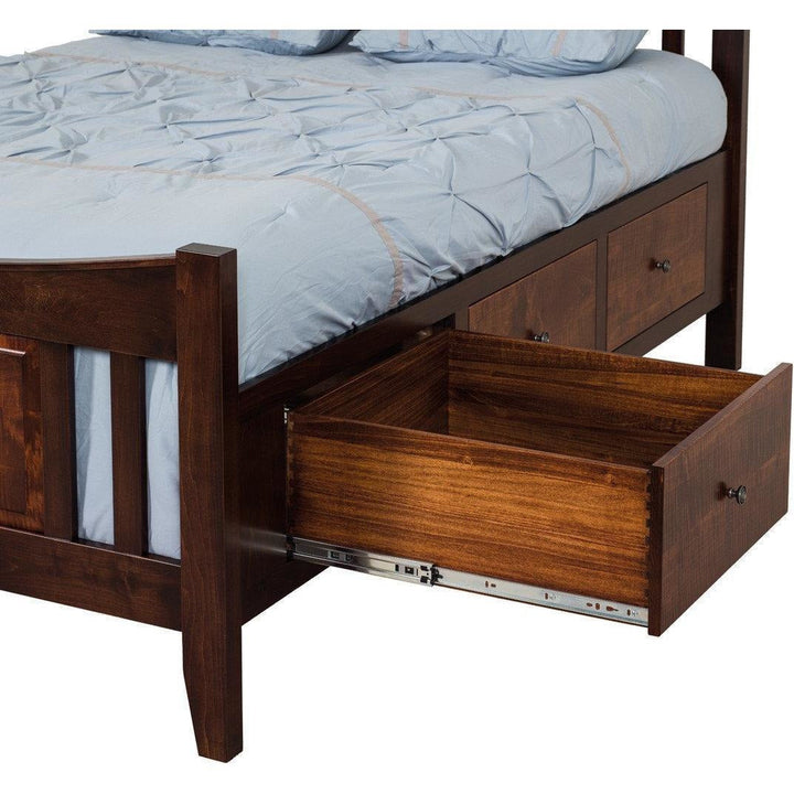 QW Amish Brockton Storage Bed AEPN-WF-1264