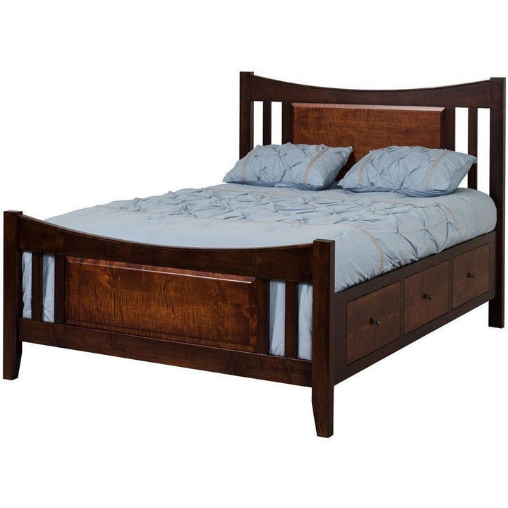 QW Amish Brockton Storage Bed AEPN-WF-1264