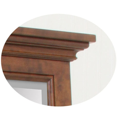 QW Amish Brooklyn Cheval Jewelry Mirror