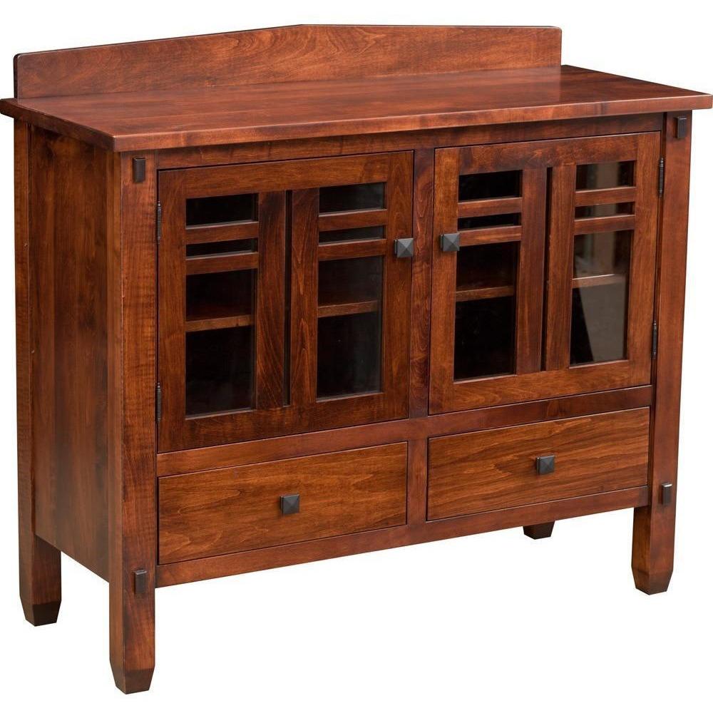 QW Amish Bungalow Server 39" - 2 Doors 2 Drawers
