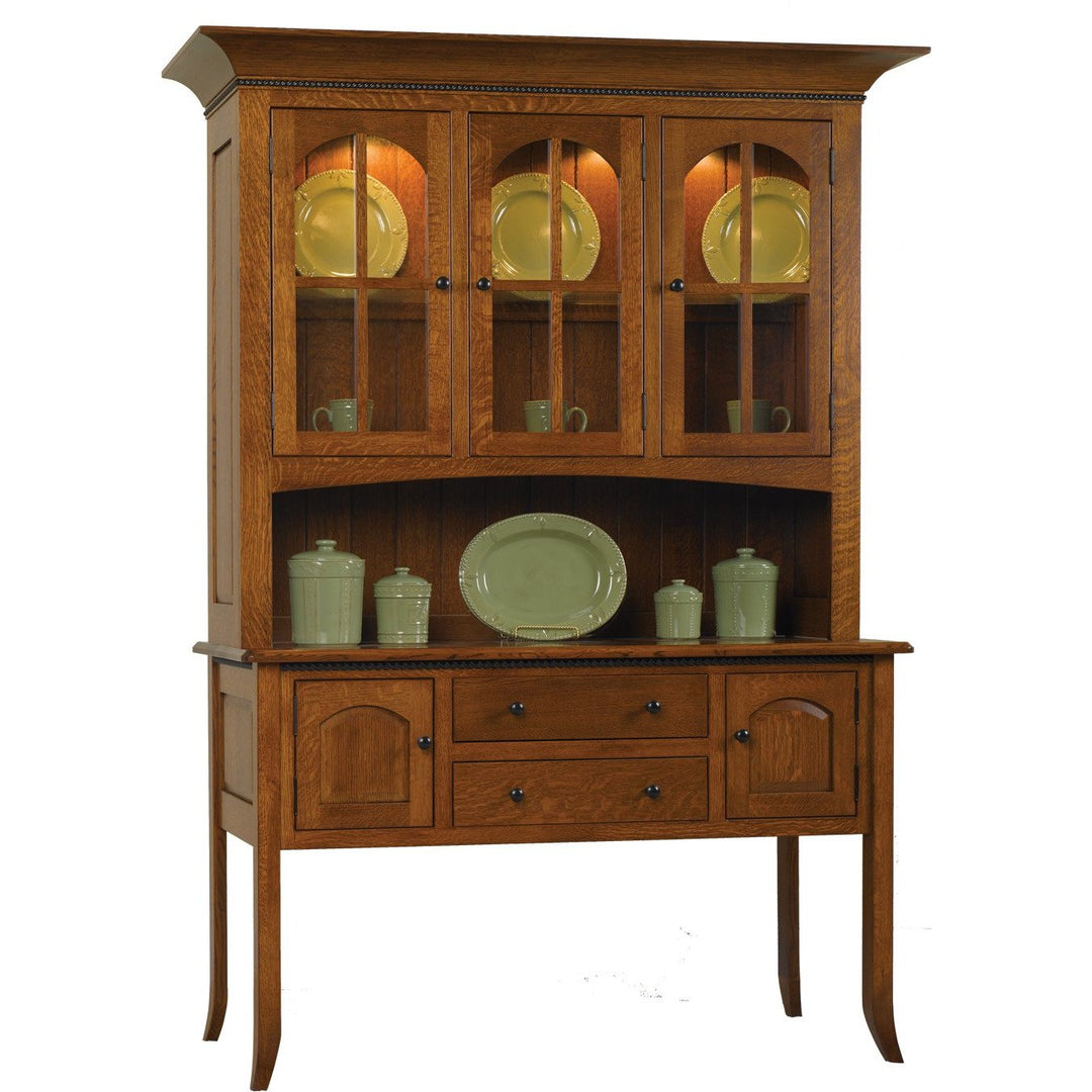 QW Amish Bunker Hill 3 Door Hutch