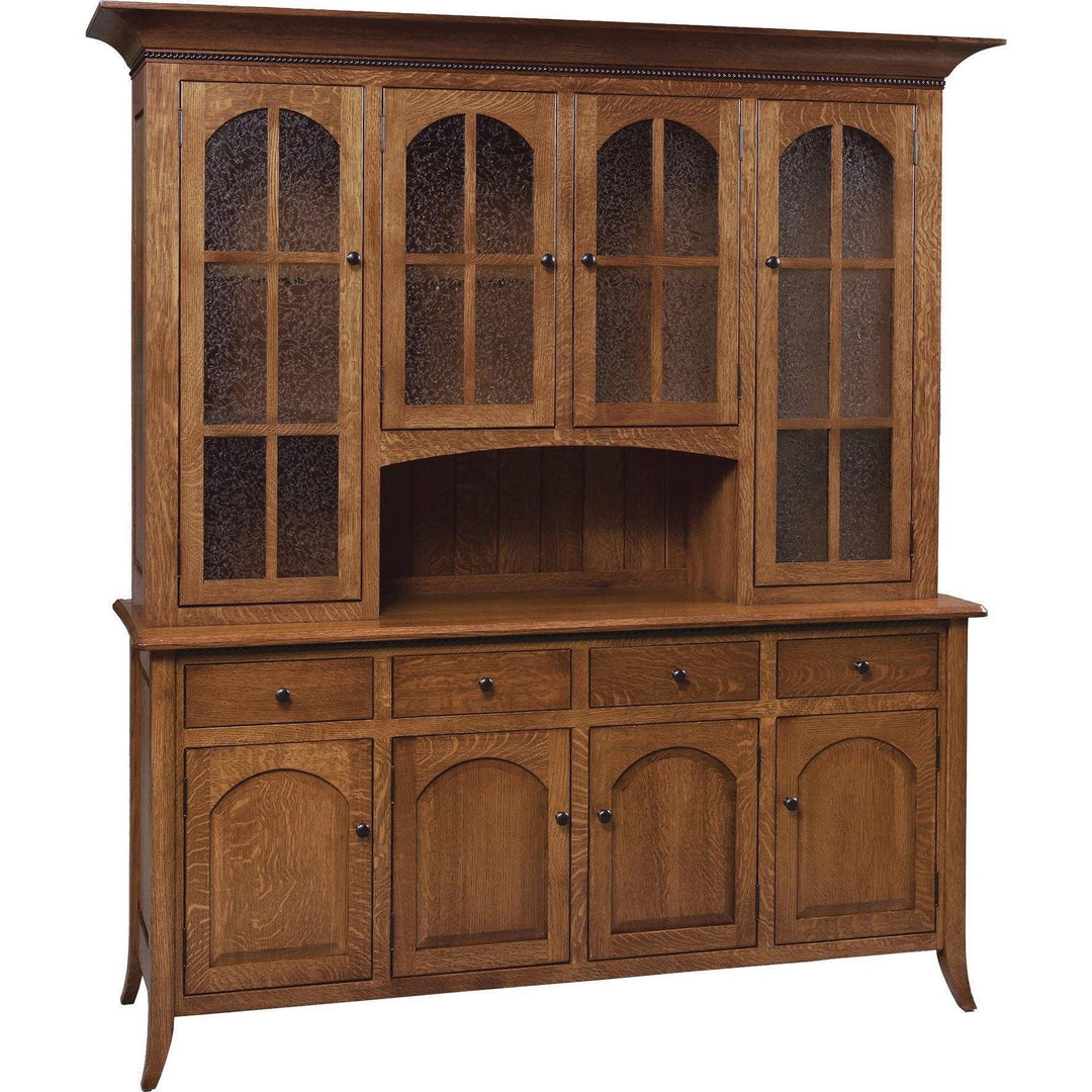 QW Amish Bunker Hill 4 Door Hutch & Buffet GPSO-G06-34C