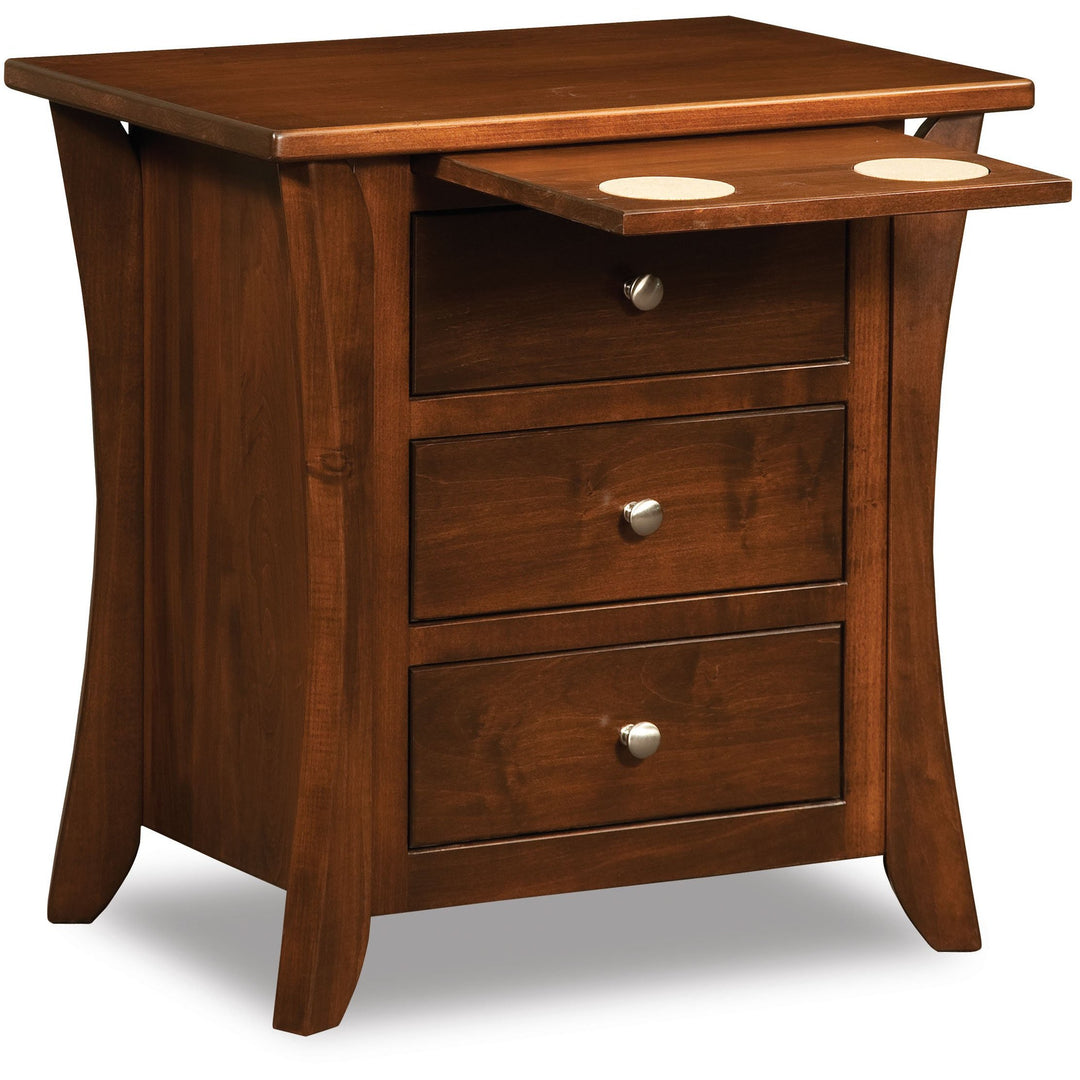 QW Amish Caledonia 3 Drawer Nightstand