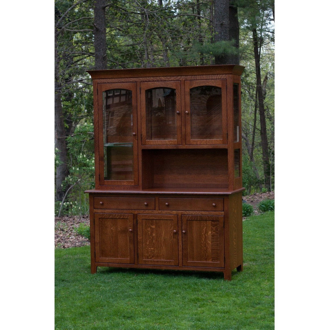 QW Amish Cambridge 3 Door Buffet & Hutch