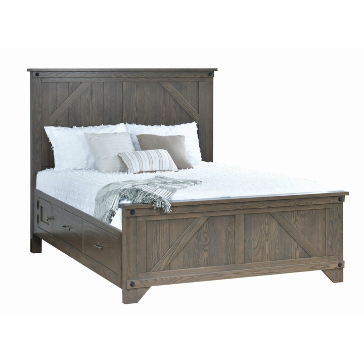 QW Amish Cambridge Storage Bed