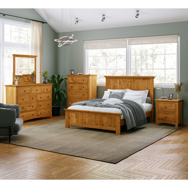 QW Amish Canton Tall Dresser & Optional Mirror