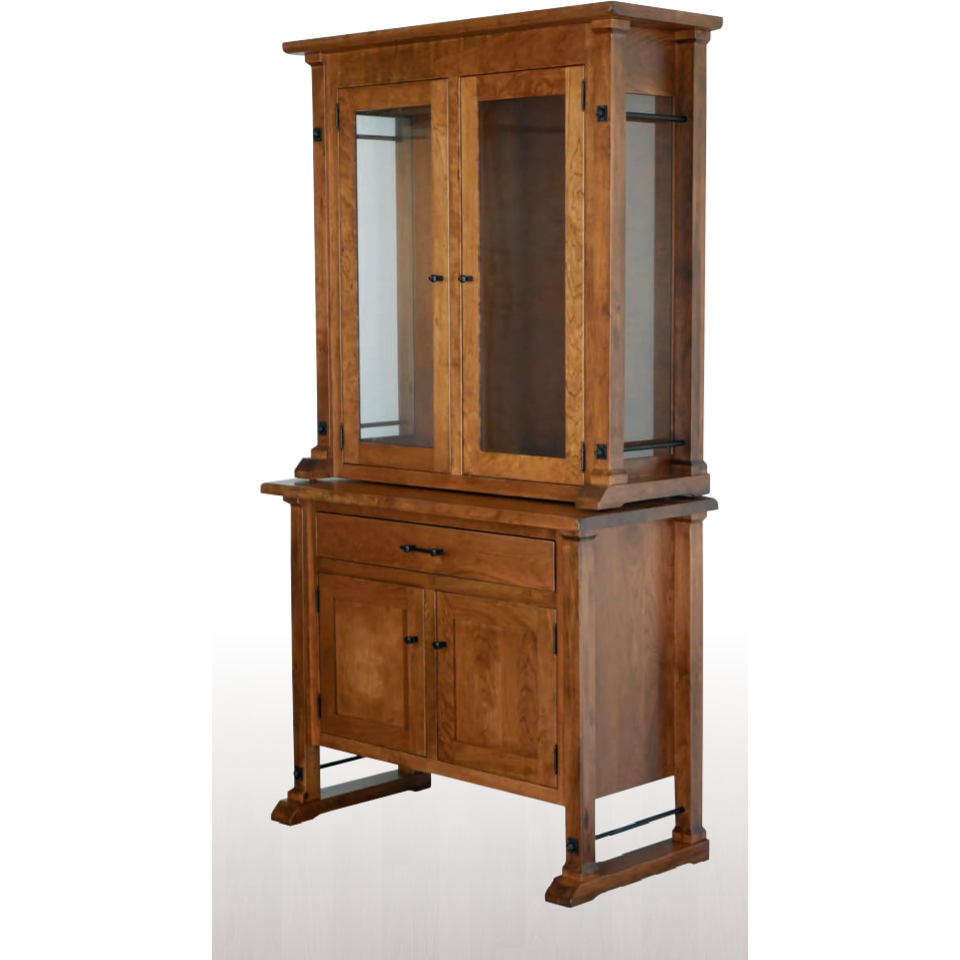 QW Amish Carla Elizabeth 2 Door Hutch & Buffet