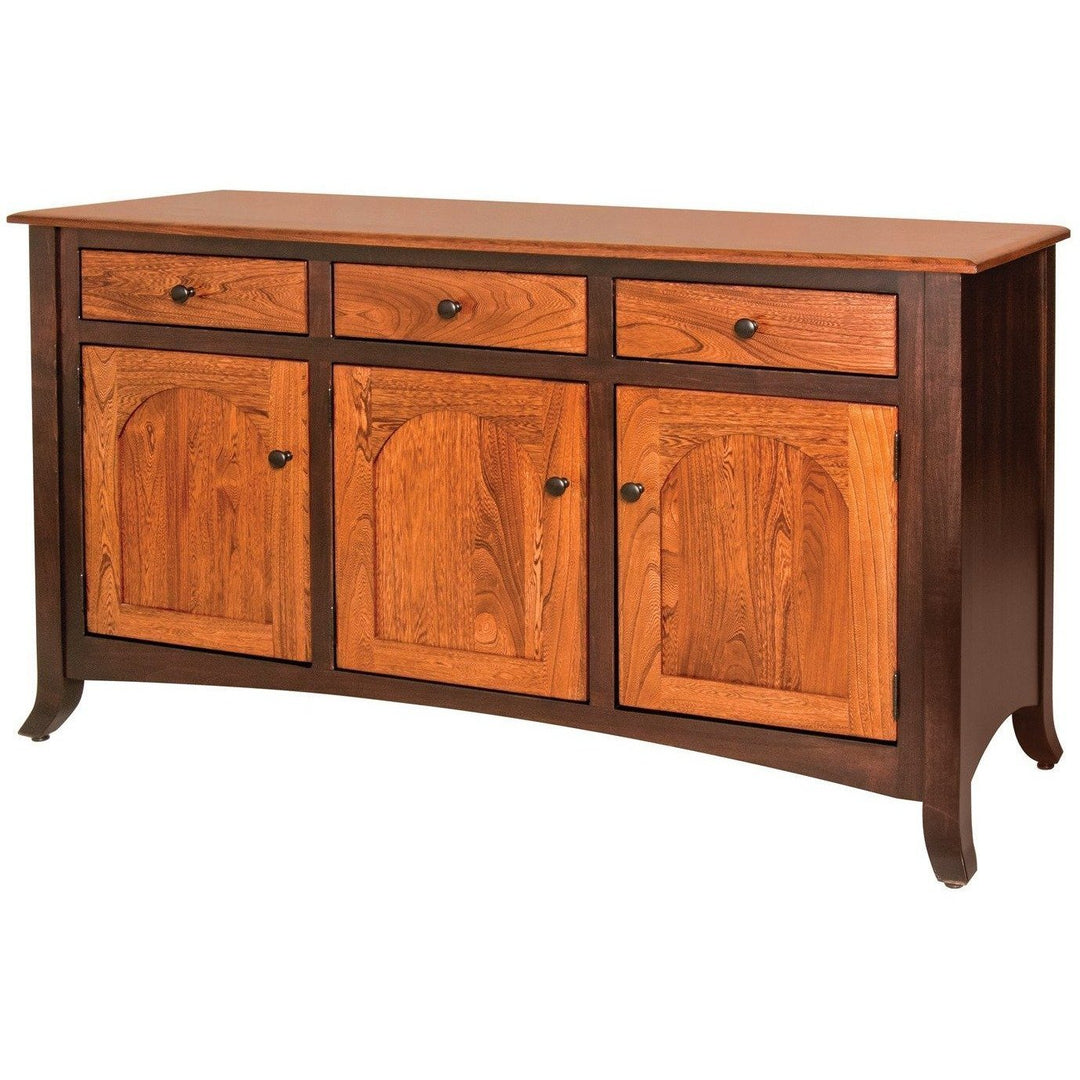 QW Amish Carlisle 3 Door Buffet HIEK-CAB3560
