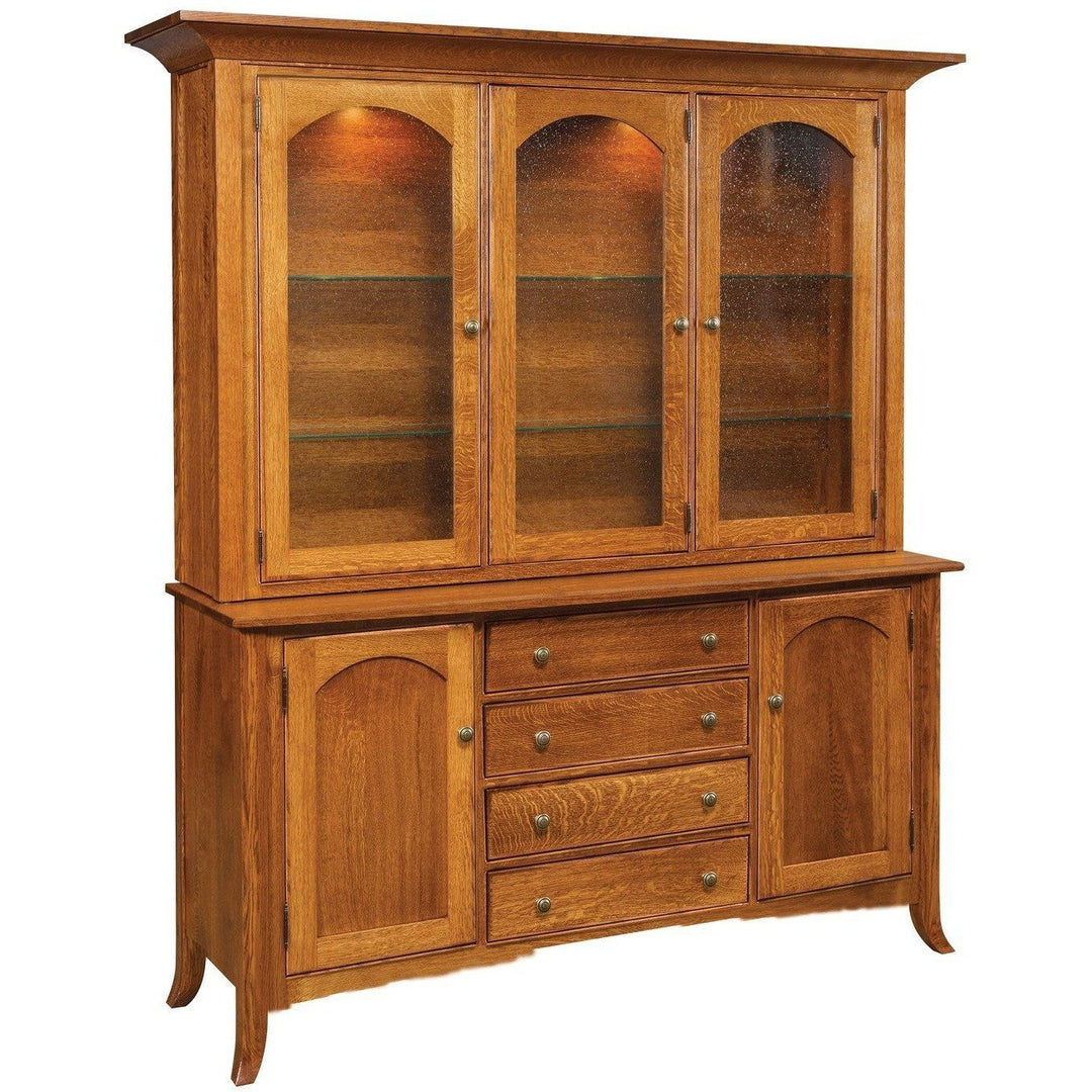 QW Amish Carlisle 3 Door Hutch & Buffet HIEK-CAH3