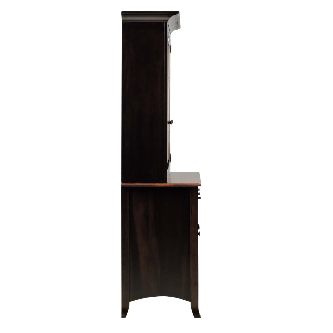 QW Amish Charlestown 3 Door Hutch & Buffet