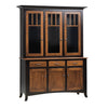 QW Amish Charlestown 3 Door Hutch & Buffet